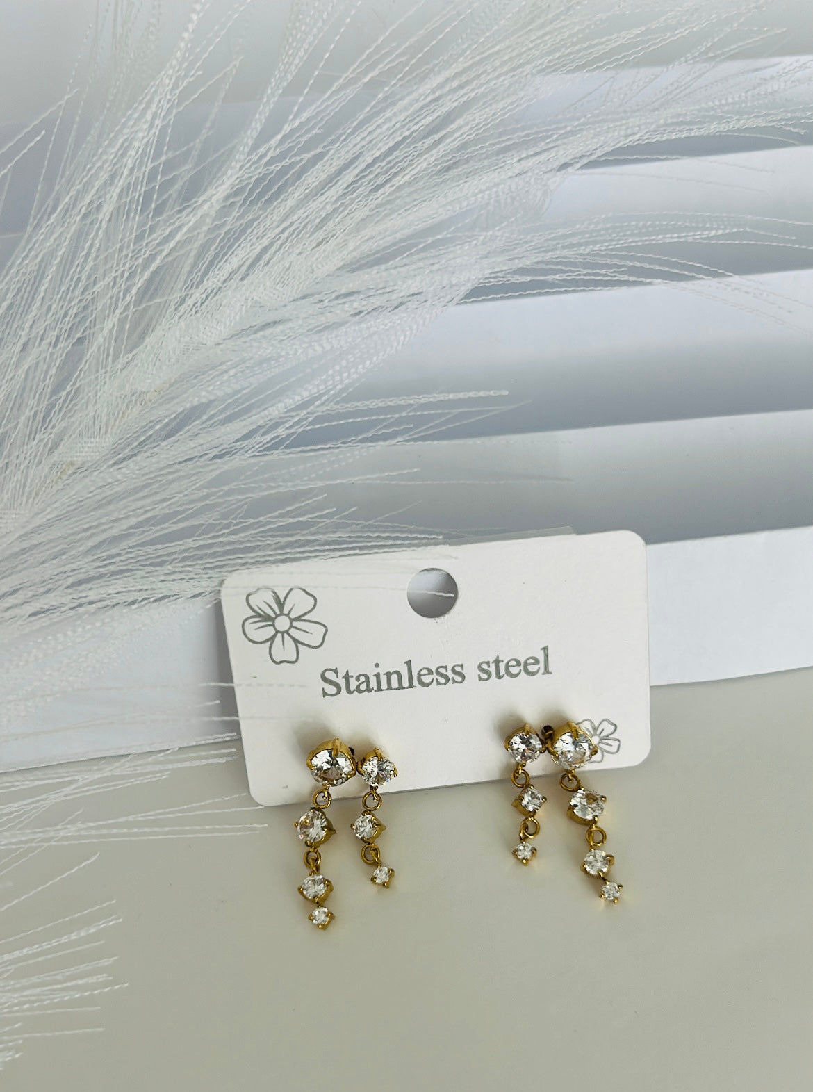 Arete Rhinestone Doble