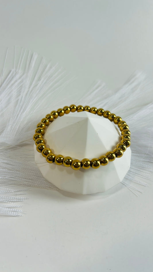 Pulsera Elástica Dorada
