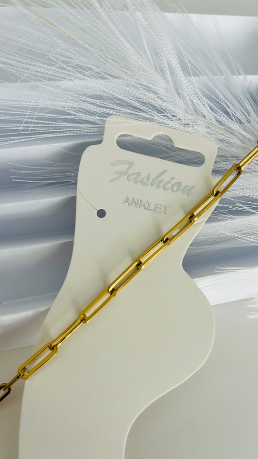 Tobillera en “stainless steel”